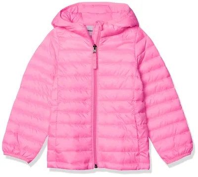 Produktbild von A. Essentials Mädchen Leichte wasserabweisende verstaubare Winterjacke mit Kapuz