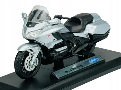 Produktbild von Welly Honda Gold Wing Silber Motorrad Modell 1:18