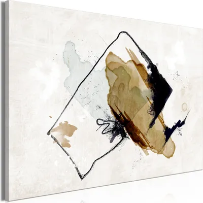 Produktbild von Vlies Leinwandbild - Composition of Feelings (1 Part) Wide 60x40 cm Abstrakt a-A-0799-b-a