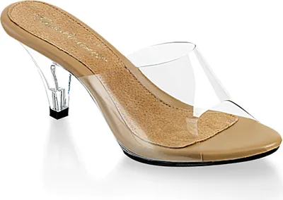 Produktbild von BELLE-301 Damen Slipper von Fabulicious, Transparent Beige , EU 35, US 5