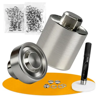 Stanzkopf 14 mm magnetisch mit Wechseleinsatz 10 mm für Ösenzange