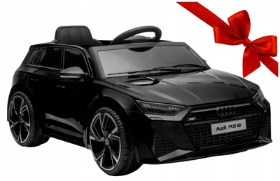 Produktbild von Ekspand | Elektroauto Audi RS 6 - Schwarz - Mit Fernbedienung - EVA-Räder - Sicherheitsgurt