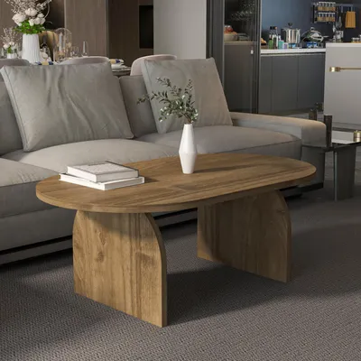 Image de Table basse Decorotika Mono en noyer
