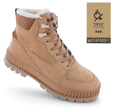 Produktbild von Palladium Pallashock Warm WP - Herren Winter Stiefel Gefüttert Braun 74351-252-M , EU 41 US 8