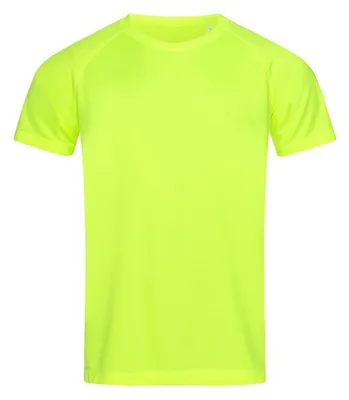 Image de T-shirt Stedman Active Raglan Mesh pour homme LT850 (S) (jaune cyber)