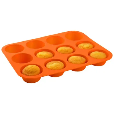 Produktbild von ORION Muffinblech aus Silikon für 12 Muffins Kuchenform Muffinform für Cupcakes