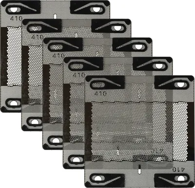 Produktbild von vhbw 5x Scherblatt kompatibel mit Braun Micron L, Micron S, Micron 6009, 2011, Micron, Eltron 770 (Typ 5410) Rasierer Silber
