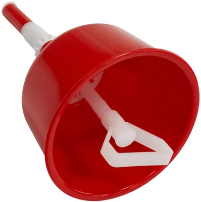 Trichter, selbstregulierend, 23 cm, Kunststoff, rot