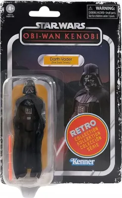 A Star Wars Obi-Wan Kenobi Darth Vader action figure in its original packaging.