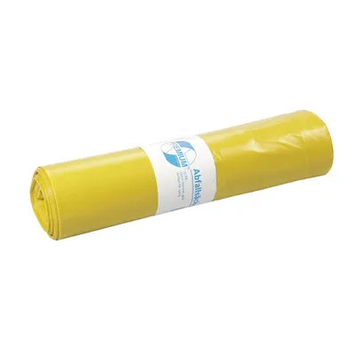 Produktbild von Deiss PREMIUM Müllsäcke gelb, 60 my, 120 Liter, 700 x 1100 mm, 25 Säcke