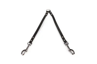 Produktbild von Karlie Koppelleine Rondo - Hundeleinen - Leder - Schwarz - 30x1,2 cm