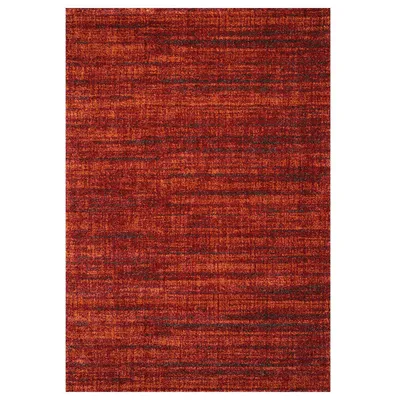 Produktbild von Teppich kurzflor Modern dichter melierter Terracotta für Wohnzimmer, Schlafzimmer, kinderzimmer, Maße:120x170 cm