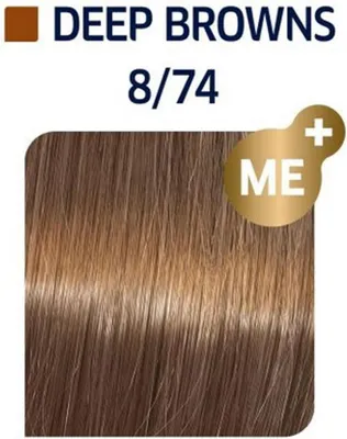 Produktbild von Wella Koleston Perfect Me+ Deep Browns, Kastanienbraun, 8/74, Unisex, 60 ml, Alle Haare, Glanz