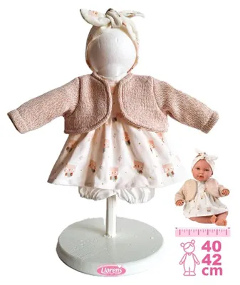 Obrázok produktu pre Llorens M740-016 Oblečenie pre bábiky NEW BORN, veľkosť 40–42 cm