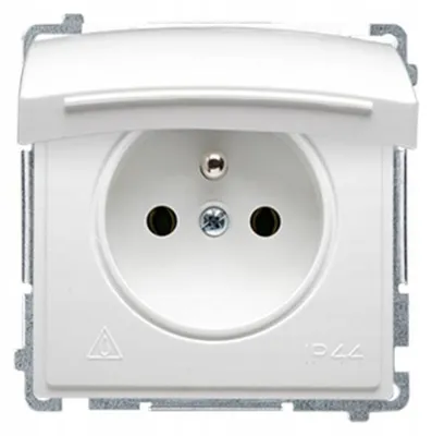 Zdjęcie produktu dla Kontakt-Simon BMGZ1B.01/11, Biały, Plastik, IP44, 250 V, 75 mm, 50 mm
