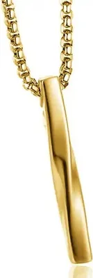 Produktbild von Twister Halskette in Gold - Hochwertiger Schmuck für Empfindliche Haut KP28872