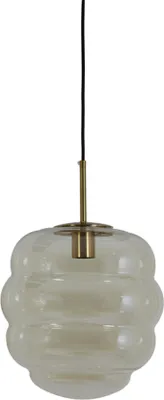 Produktbild von Light & Living - Hängeleuchte Misty - Smoke Glas - 30x30x37cm Hängelampe - Esstischlampe - Wohnzimmerlampe - Schlafzimmerlampe - Wohnzimmer