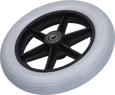 Obrázek produktu pro Přední kolo invalidního vozíku 10in Walker Caster Tire Flat Free Accessory 12mm 10x2 6001