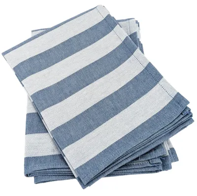 Productafbeelding van Set van 2 Keukenhanddoeken - Katoen - Blauw