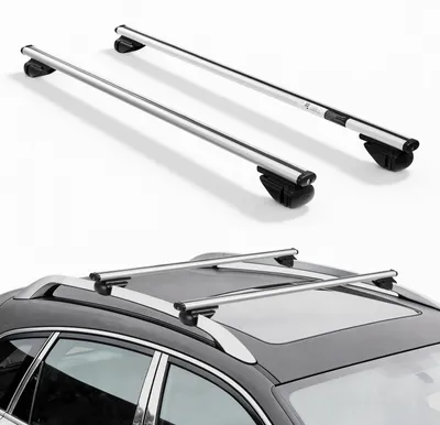 Zdjęcie produktu dla Bagażnik Dachowy Vevor 2 Szt Aluminiowy 135 Cm 75 Kg Uniwersalny Blokada