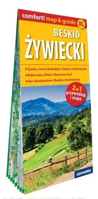 Obrázok produktu pre Beskid Żywiecki laminowany map&guide 2w1: przewodnik i mapa