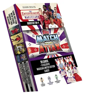 Immagine prodotto di Match Attax Champions League 2024/25 - Carte da collezione - 1 scatola mini contenente carte. The Entertainers. Magicians #1