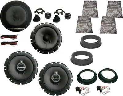 Produktbild von Pioneer Boxen Set für VW Golf 5 1Km Bj 03-12 Tür vorne hinten Dämmmatte 550 Watt