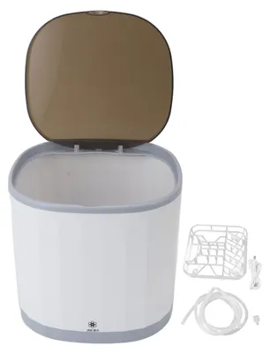 Produktbild von Mini-Tassenreinigungsmaschine, tragbar, vollautomatisch, 360° omnidirektional, 4 l, 5 V, USB, wiederaufladbar, Teespülung für den Heimgebrauch