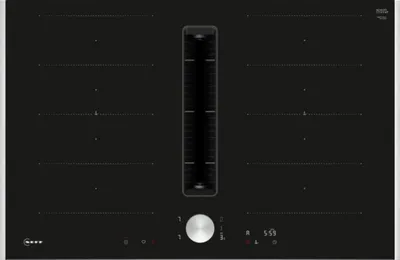 Immagine prodotto di Piano cottura a induzione da 80 cm con cappa aspirante, 4 fuochi, 7400 w, nero Neff V68TTX4L0
