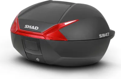 Produktbild von SHAD SH47 Motorrad-Topcase rot 47L