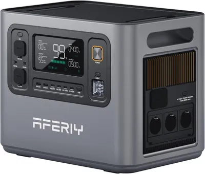 Immagine prodotto di AFERIY P300 3000 W 2048 Wh Power Station, solare 1200 W, ricarica 1,5 h, espandibile fino a 10,24 kWh, 220–240 V