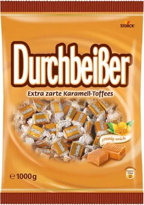 Produktbild von Storck Durchbeißer extra zarte und weiche Karamell Kaubonbons 1000g
