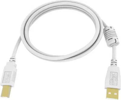 Produktbild von Vision 5m USB 2.0, 5 m, USB A, USB B, USB 2.0, Männlich/Männlich, Weiß