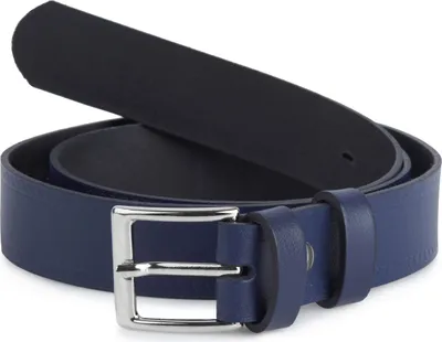 Produktbild von Ladeheid Kinder Gürtel Ledergürtel K1D5 (Navyblau-2, 60 cm (Gesamtlänge 79 cm))