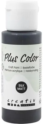 Image de Plus Couleur peinture acrylique noire, 60 ml