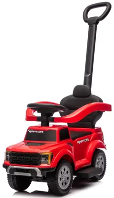 Obrázok produktu pre Detský odrážadlo 3 v 1 s úložným priestorom a opierkou na nohy k 1. narodeninám Ford Raptor červené Sun Baby