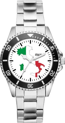 Produktbild von KIESENBERG Herrenuhr Armbanduhr Italien Geschenk Fan Artikel Zubehör Fanartikel Analog Quartz Uhr 1097