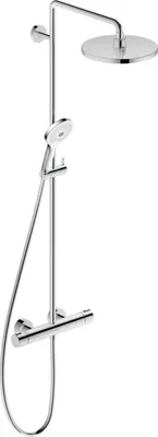 Produktbild von Duravit Duschsystem C.1 350 mm mit Brausethermostat Chrom