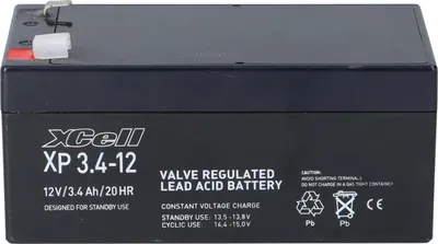 Image de XCell batterie au plomb XP3,4-12 12V 3,4Ah Pb