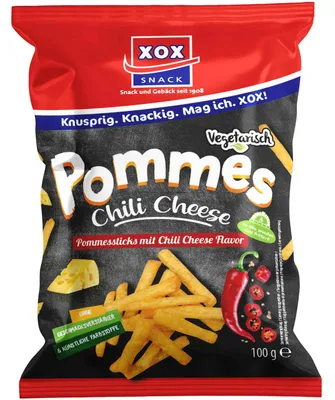 Produktbild von XOX Pommes Chili Cheese 100g