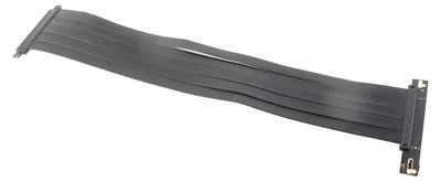 Image de Câble d'extension GPU PCIE 4.0 x16 à angle droit, blindé, Plug-and-Play, 64 Go/s, pour RTX 4090, RTX 3090 Ti et RTX 3090, 50 cm