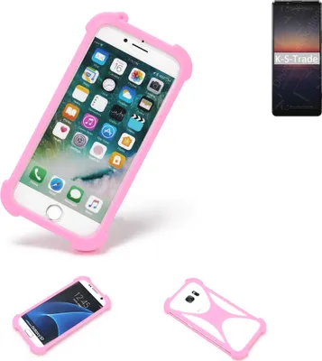 Produktbild von K-S-Trade Handy Hülle kompatibel mit Sony Xperia 1 II Schutz Hülle Bumper Silikon Schutz Hülle Cover Case Silikoncase Silikonbumper TPU Softcase