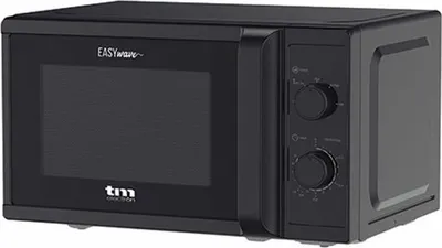 Produktbild von TM Electron TMPMW002BLK EASYWAVE Mikrowellenherd mit 20 Liter, 700W, 5 Leistungsstufen de, Auftaufunktion und Timer de 35 min, Farbe schwarz