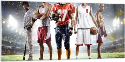 Produktbild von Bilder auf glas - Sport Sportler - 120x50cm - Glasbilder - Wandbilder - Kunstdruck - zum Aufhängen bereit - Wanddekoration aus Glas - Glas Bilder - Wandbild auf Glas - Einteilig - GAB120x50-3873