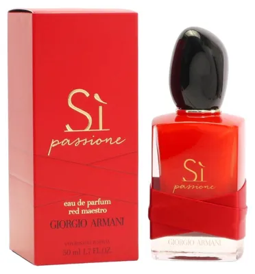 Produktbild von Giorgio Armani Sì Passione Red Maestro, Frauen, 50 ml, Spray, INGREDIENTS ● ALCOHOL ● PARFUM / FRAGRANCE ● AQUA / WATER ● BENZYL SALICYLATE ● BENZYL..., 1 Stück(e)