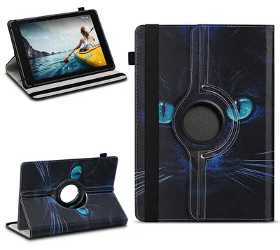 Produktbild von Tablet Tasche für Blackview Tab 90 Hülle Schutzhülle Case 360 Grad Drehbar CoverFarben:Motiv 10