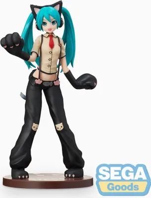 Produktbild von SEGA Hatsune Miku Project DIVA Arcade Future Tone SPM PVC Statue Hatsune Miku Kitty Cat 23 cm
