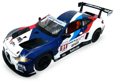 Image de JAMARA BMW M4 GT3 Diecast 1:24 blanc, piles bouton incluses