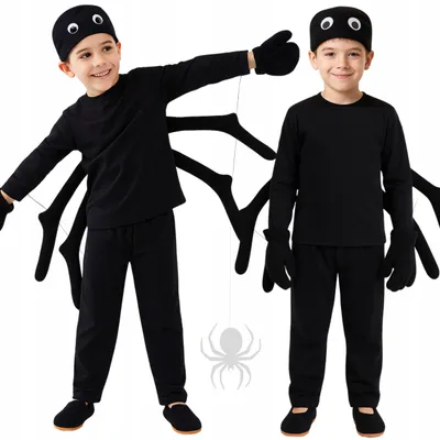 Obrázek produktu pro Hopki Kostým Pavouka Dětský na Halloween Maškarní