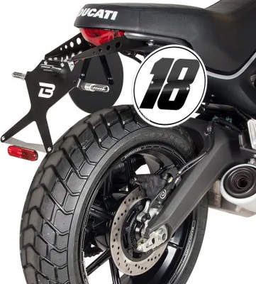 Obrázok produktu pre Držiak poznávacej značky Ducati Scrambler Scrambler 400 Sixty2 KA EURO4
